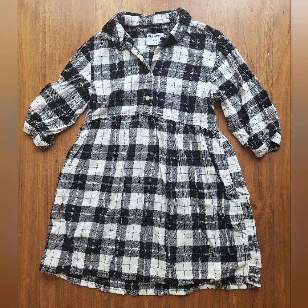 Old Navy Girls flannel dress SZ 8